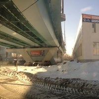 Photo taken at Мост над Воротынской by Олег Ф. on 3/26/2012