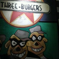Photo taken at Three Burgers by Gueldon B. on 6/15/2012