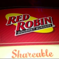 Photo taken at Red Robin Gourmet Burgers and Brews by Logan B. on 11/6/2011