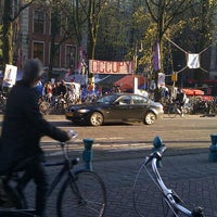 Photo taken at Occupy Amsterdam by Juliet on 10/31/2011