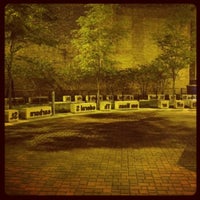 Photo taken at Printer&amp;#39;s Row &amp;quot;Grassy Knoll&amp;quot; by Lisa R. on 5/11/2012