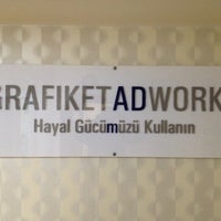 Photo taken at Grafiket Reklam Ajansı by Alper K. on 4/3/2012