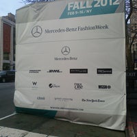 Photo taken at Mercedes-Benz Fashion Week by don on 2/14/2012