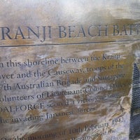 Photo taken at Kranji Beach Battle Site by gerard t. on 3/13/2011