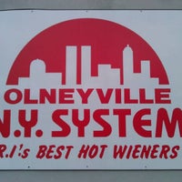 Photo taken at Olneyville New York System Restaurant by kevin f. on 6/14/2011
