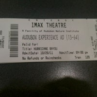 Photo taken at Entergy IMAX Theater by Princess C. on 10/28/2011