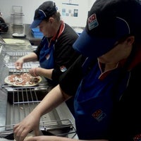 Photo taken at Domino&amp;#39;s Pizza by Samuel M. on 1/28/2012