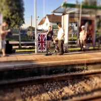 Photo taken at Mitcham Junction London Tramlink Stop by Tania B. on 7/23/2012