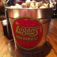 Photo taken at Logan&amp;#39;s Roadhouse by Jane M. on 4/27/2012