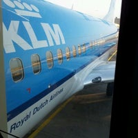 Photo taken at KLM Flight KL1665 [AMS - BCN] by Bernard L. on 3/23/2012