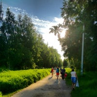 Photo taken at Парк им. Ломоносова by Alexander K. on 6/17/2012