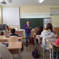 Photo taken at Школа № 1216 by Alexey Z. on 3/16/2012