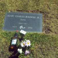 Photo taken at H. Charles Bukowski&amp;#39;s Grave by Max on 6/28/2012