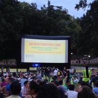 Photo taken at Central Park Conservancy Film Festival by Britney G. on 8/25/2012
