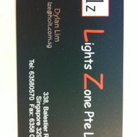 Photo taken at Lights Zone Pte Ltd by dylan 林. on 3/2/2012
