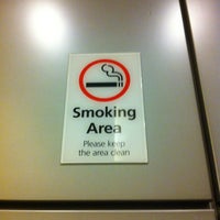 Photo taken at T2 F Side Smoking Room by cola h. on 9/3/2012
