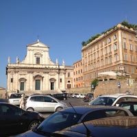 Photo taken at Piazza della Consolazione by Kelly JC. on 8/4/2012
