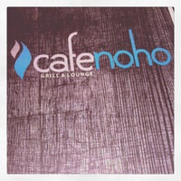 Photo taken at Cafe NoHo by Brandon K. on 9/1/2012