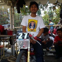 Photo taken at Sirkuit Kemayoran Jakarta by ade h. on 11/27/2011