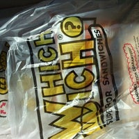 Photo taken at Which Wich? Superior Sandwiches by Jay B. on 9/23/2011