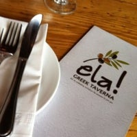 Photo taken at ela! Greek Taverna by Ashlee F. on 1/14/2012
