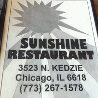Photo taken at Sunshine Restaurant by Kevin D. on 9/5/2012