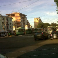 Photo taken at Capolinea Tram 5 (dir. Termini) by Daniela P. on 5/5/2012