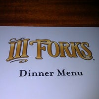 Das Foto wurde bei III Forks Prime Steakhouse von KaneWape am 5/11/2012 aufgenommen