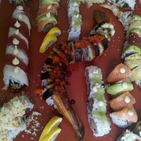 Photo taken at Sushi de Kanpai by Hayley H. on 3/23/2012