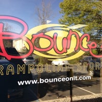 Photo taken at Bounce Trampoline Sports by David B. on 4/14/2012