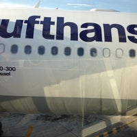Photo taken at Lufthansa Flight LH 505 by Fred G. on 6/28/2012