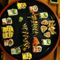 Photo taken at Akashi Japanese Grill &amp; Sushi Bar by Cameron s. on 10/14/2011