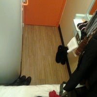 Photo taken at easyHotel Edinburgh by Amanda W. on 12/6/2011