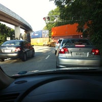 Photo taken at Dekalb Ave Railroad Crossing by April D. on 7/24/2012
