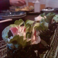 Photo taken at Sushi Aka Tombo by Tobi W. on 5/26/2012