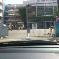 Photo taken at Pei Hwa Secondary School by Jaymz 林. on 7/15/2011