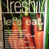 Photo taken at Freshii by nicky w. on 4/4/2012