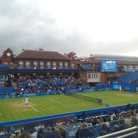 Photo taken at Queen&amp;#39;s Club - Court 1 by Jules M. on 6/15/2012