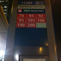 Photo taken at Bus Stop 11369 (Buona Vista Stn Exit D) by Chris C. on 4/3/2012