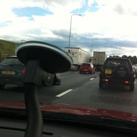 Photo taken at M25 Junction 17 by Piotr Z. on 8/26/2011