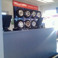 Photo taken at Firestone Complete Auto Care by Tim Hobart M. on 2/11/2012