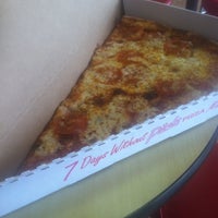 Photo taken at Pink&amp;#39;s Pizza by Melissa R. on 4/27/2012