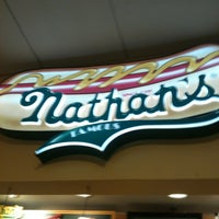 Photo taken at Nathan&amp;#39;s Famous by Bobby H. on 2/12/2012