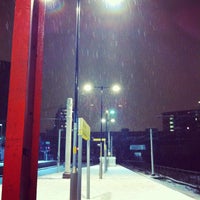 Photo taken at Manchester Victoria Metrolink Station by Hala M. on 2/4/2012