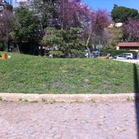 Photo taken at Parco della Farnesina by Paola D. on 3/29/2012