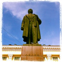 Photo taken at Памятник В.И. Ленину by Konstantin V. on 4/20/2012