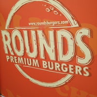 Photo taken at Rounds Premium Burgers Truck by Catherine T. on 4/25/2012