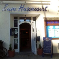Photo taken at Restaurant  Zum Hax&#39;nwirt by Tobias L. on 5/25/2012