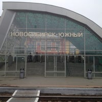 Photo taken at Ж/Д станция Новосибирск-Южный by Alexander T. on 8/26/2012