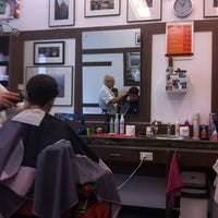 Photo taken at Frank The Barber by Meg D. on 7/9/2012